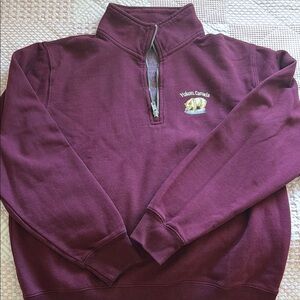 John Galt Graphic Half Zip Sweatshirt